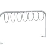 Silver Bike Rack