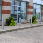 Bollards outside Sun Life Financial