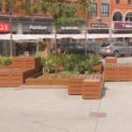 Custom blocks with wood tops at ByWard Market