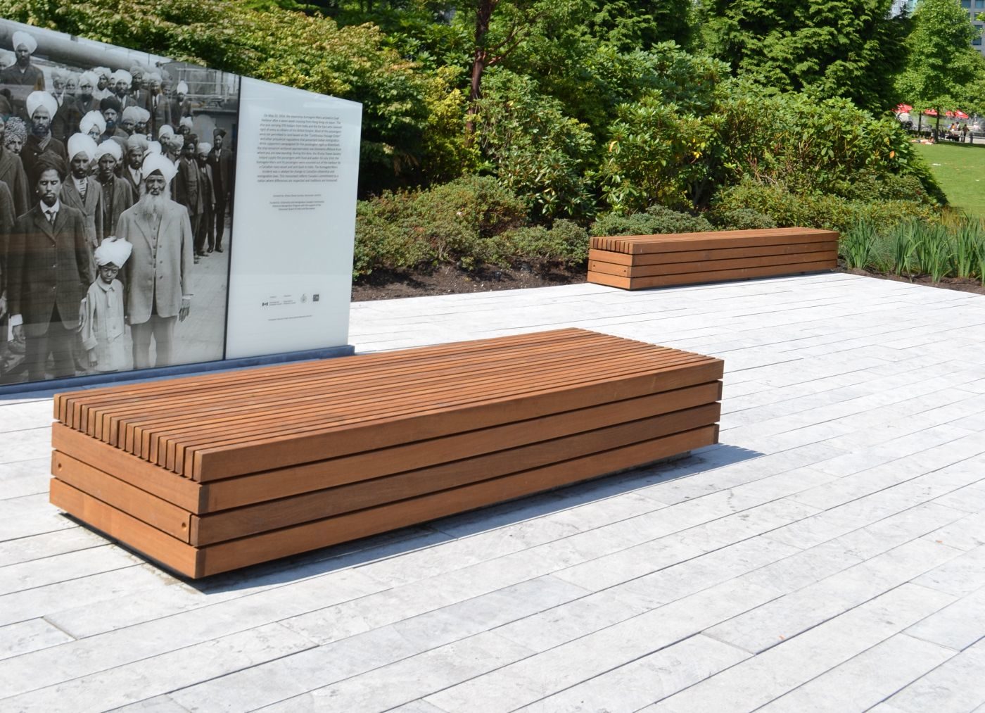 Custom Komangatu Maru Memorial Ipe Bench