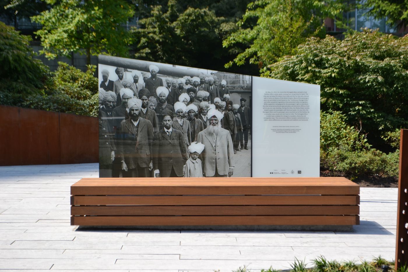 Custom Komagatu Maru Memorial Ipe Bench