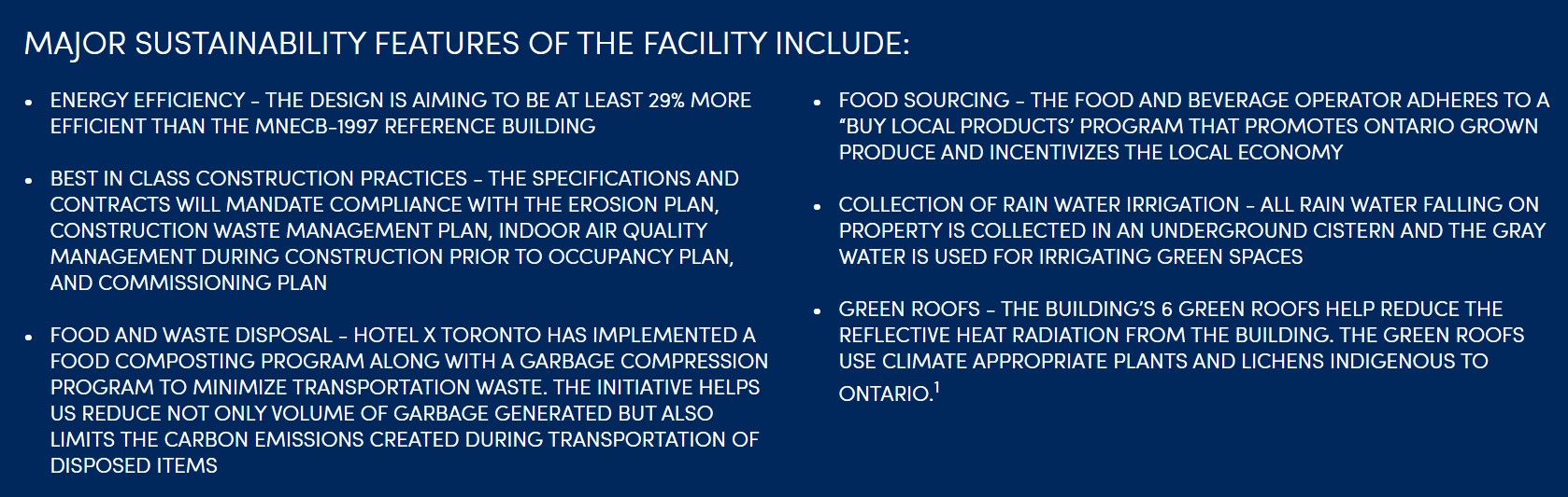 Hotel X Sustainability Hotel X Sustainability
