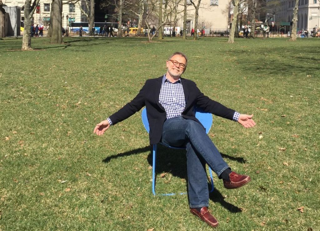 Ian in Batter Chair