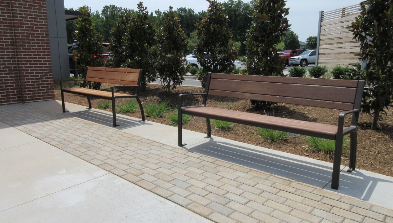 Kingsley-970-Bench-00 970 Backed wooden benches