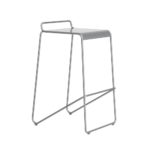 Metal Stool in Grey 