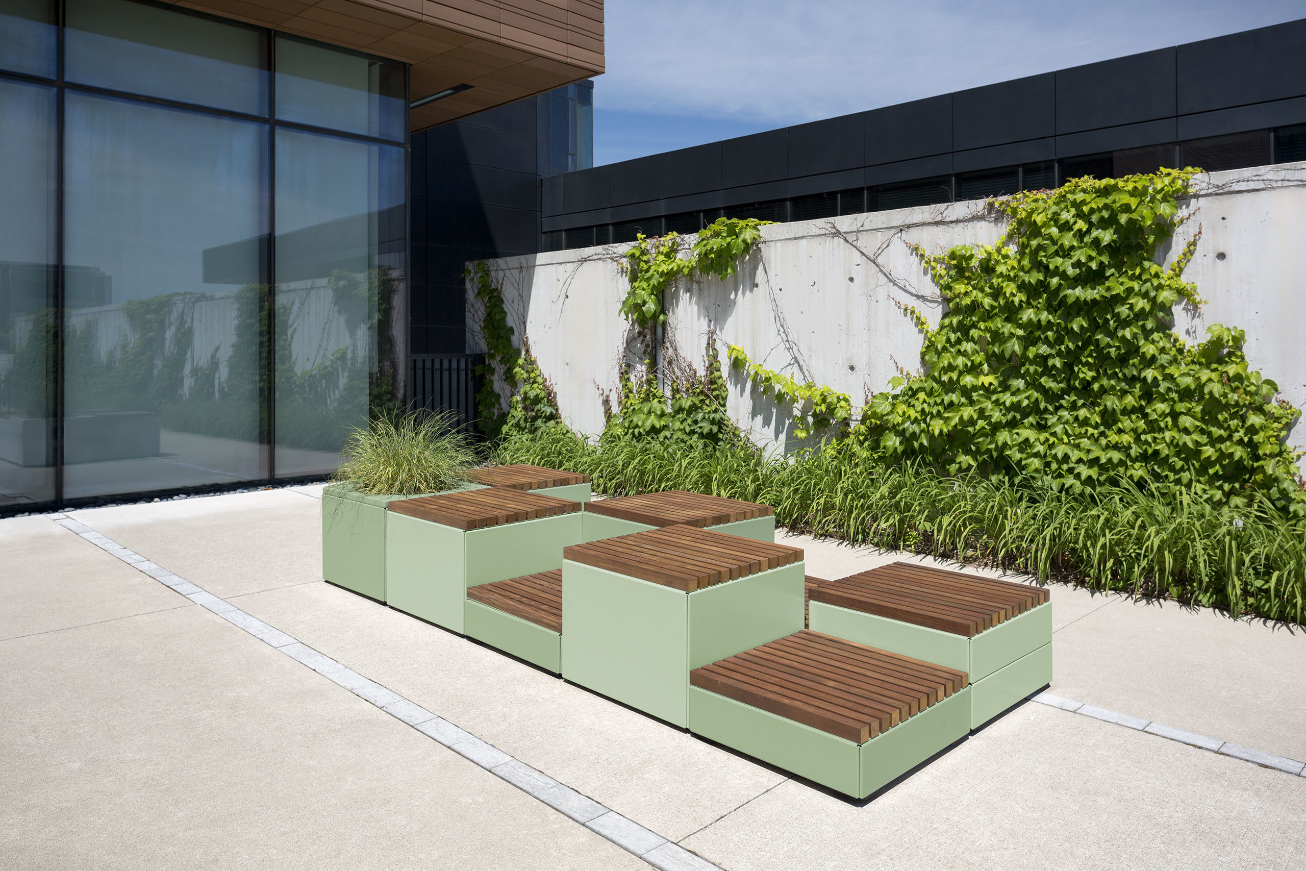 PIXEL Crates in Green