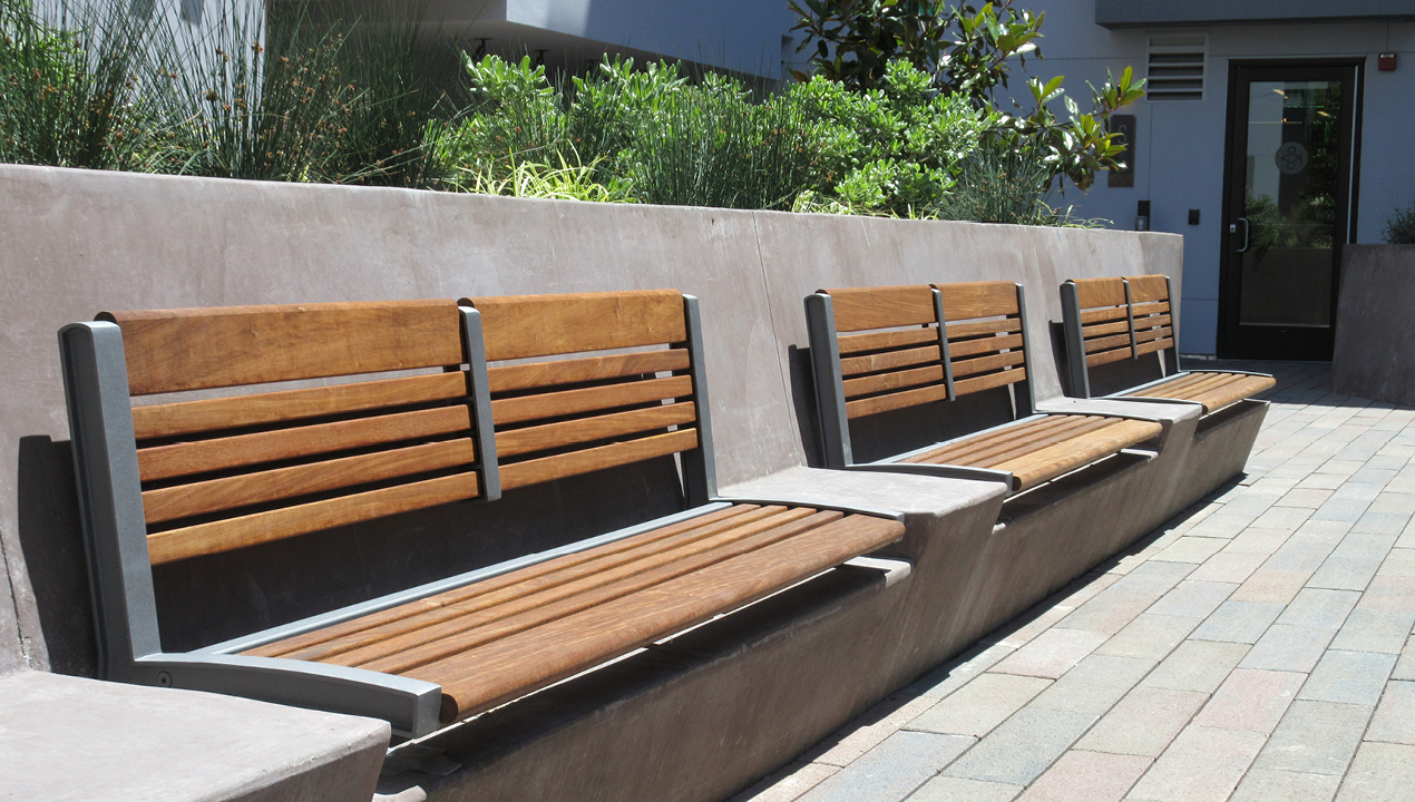 Mounted Backed Benches