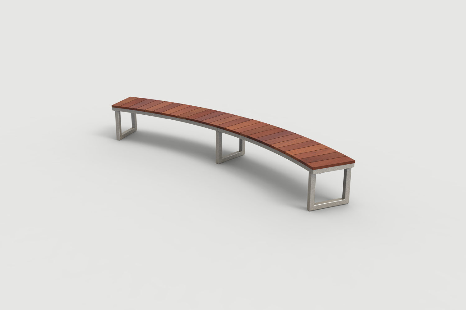 MAGLIN_REN_LAYT_OGM1900-00062 Ogden Layout OGM1900-00062: Arc, front to back slats, ipe wood, square legs