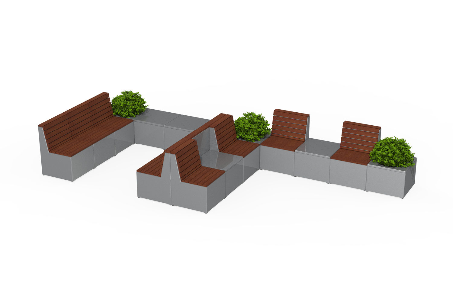 MAGLIN_REN_PLF2200-61277 Pixel Layout with tall blocks, metal and Ipe wood