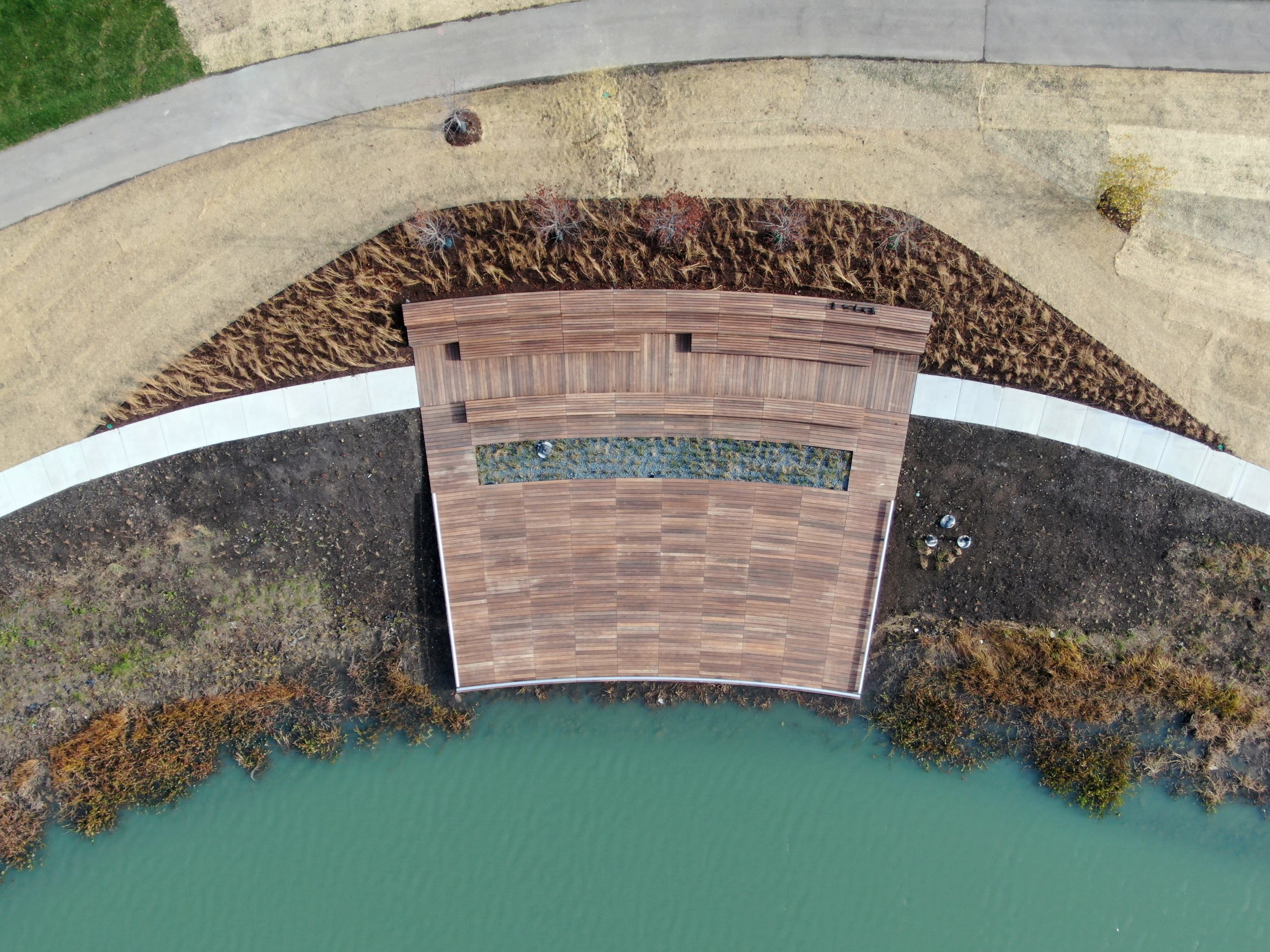 Lake Forest Hospital Custom Amphitheater - platform seating