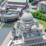 Aerial View of the First Church of Christ Scientist, Boston