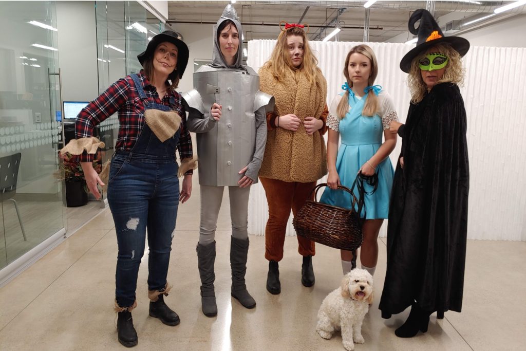 Marketing-Team Maglin marketing team dressed up as the Wizard of Oz for Halloween
