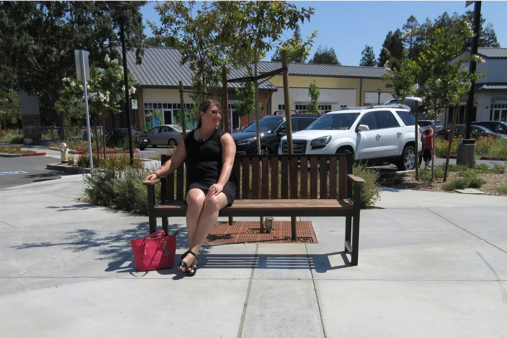 Sarah-McKellar Sarah McKellar enjoying a rest on a Maglin 400 Bench