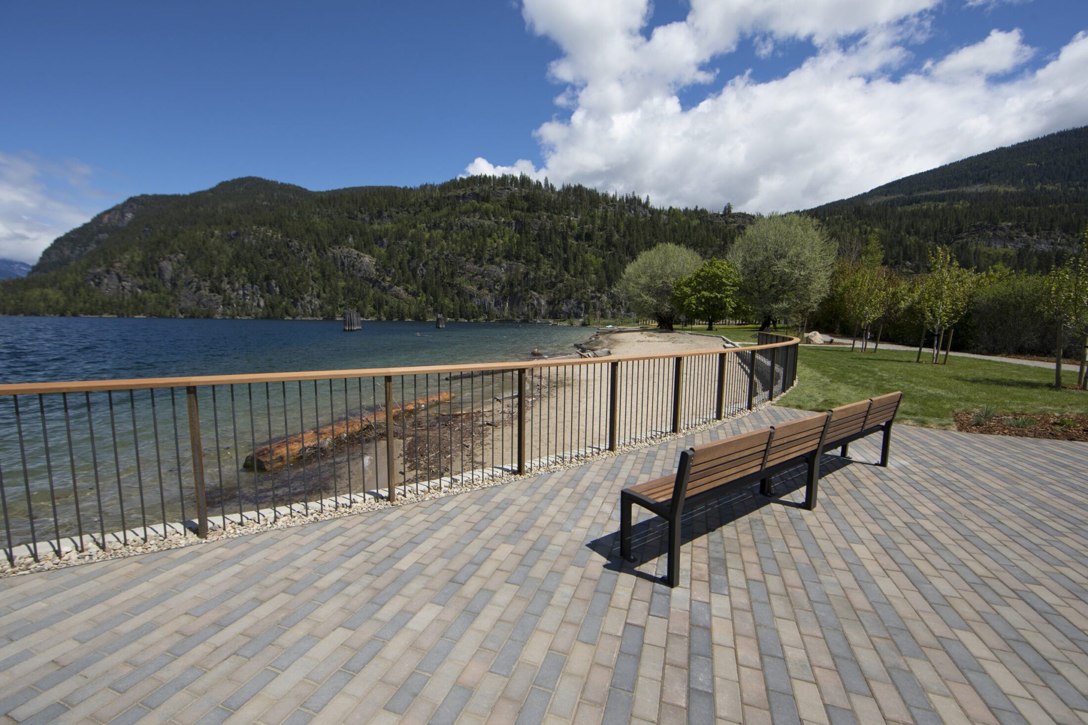 Maglin's 720 Benches at Slocan Waterfront British Columbia
