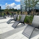 720 Chairs on a beautiful patio at Metro Distribution Center