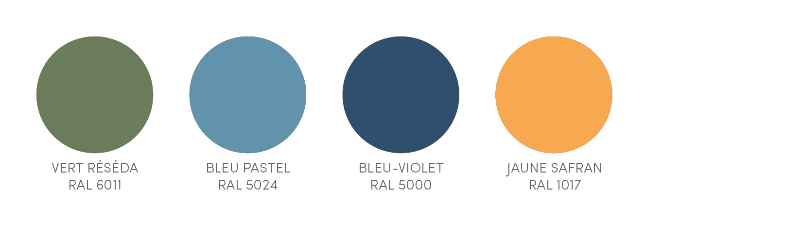 FR-Gloss-Mellow-Powdercoat-2023 Collection lustrée : teintes douces