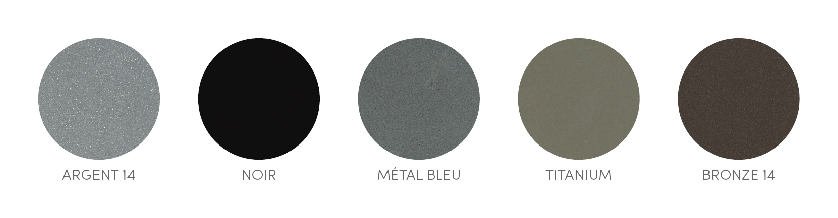 FR-Gloss-Neutral-Powdercoat-2023 Collection lustrée : teintes neutres
