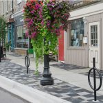 100 Series Bike Racks line the sidewalk in Cambridge