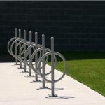 100 Series Bike Racks lined up in Guelph