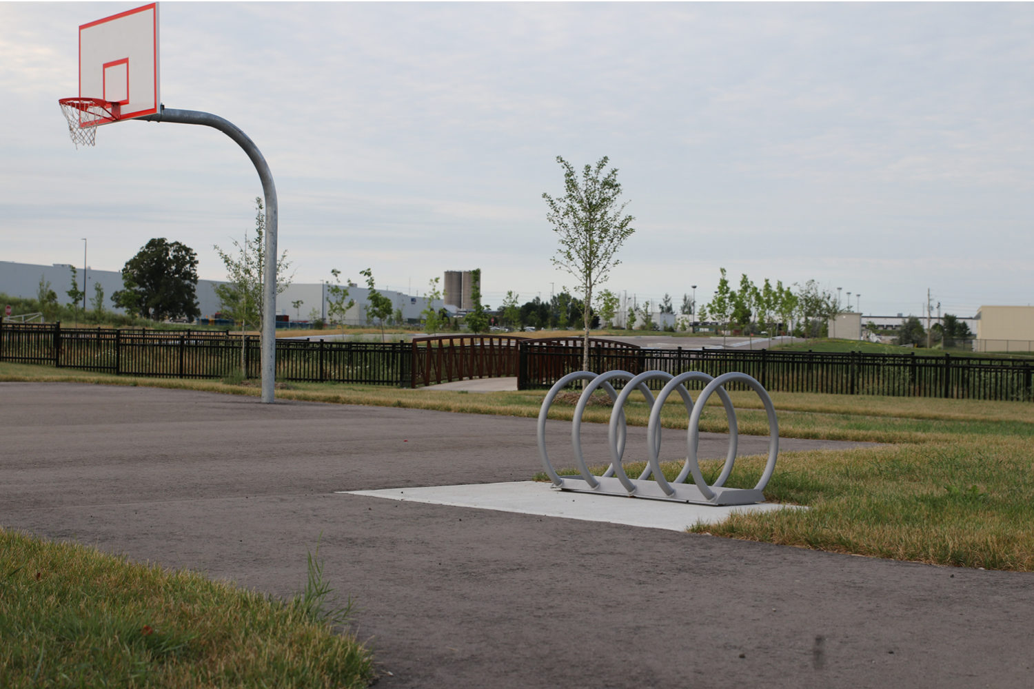 350 Bike Rack at 1 Password Park in St. Thomas