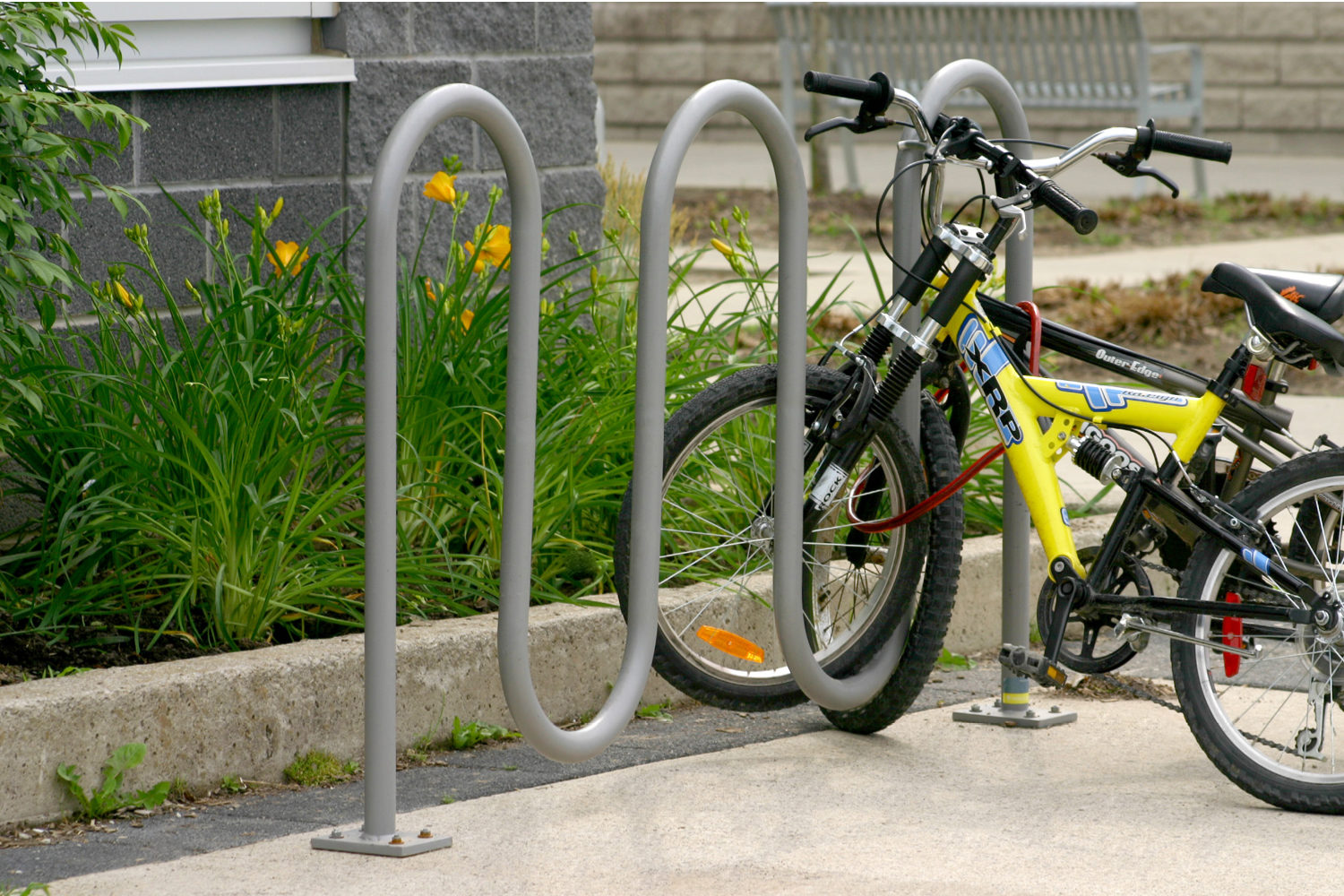 400 Series Bike Racks with kids bikes