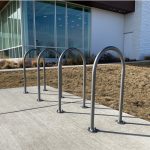 500 Series Bike Racks at Techny Prairie Activity Center, Northbrook IL