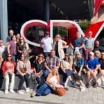Maglin territory managers and landscape architect friends pose outside of the SPY museum in Washington DC.