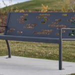 Custom 970 metal lasercut bench